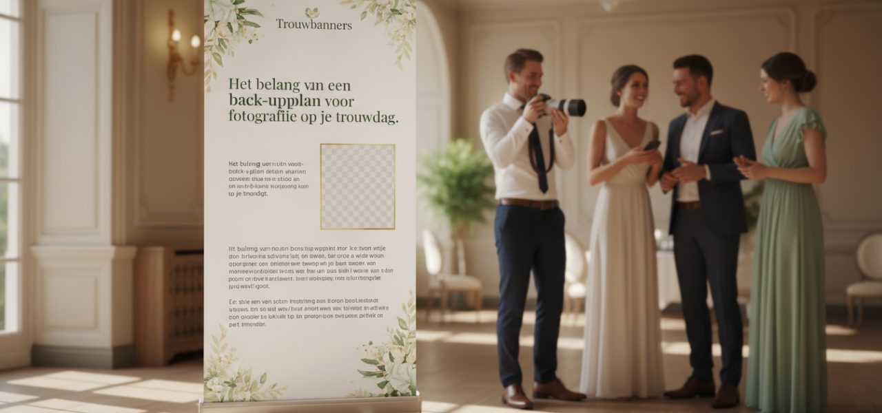 Het belang van een back-upplan voor fotografie op je trouwdag