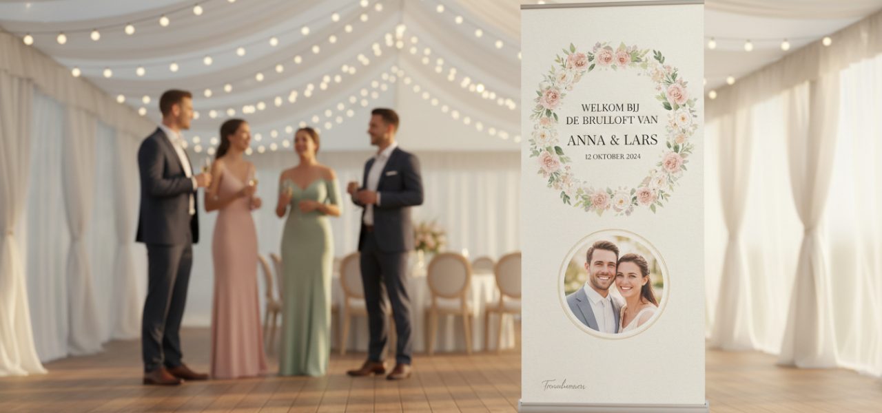 Hoe Trouwbanners je kan helpen bij het creëren van dit moment