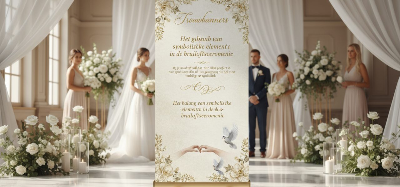 Het belang van symbolische elementen in de bruiloftsceremonie