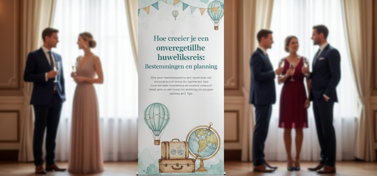 Hoe creer je een onvergetelijke huwelijksreis Bestemmingen en planning Hoe creëer je een onvergetelijke huwelijksreis: Bestemmingen en planning Ben je klaar om de huwelijksreis van je dromen te plannen? Als pasgetrouwd stel verdien je een romantische ontsnapping die net zo magisch is als je grote dag. Bij Trouwbanners begrijpen we dat een huwelijksreis meer is dan alleen een vakantie;…