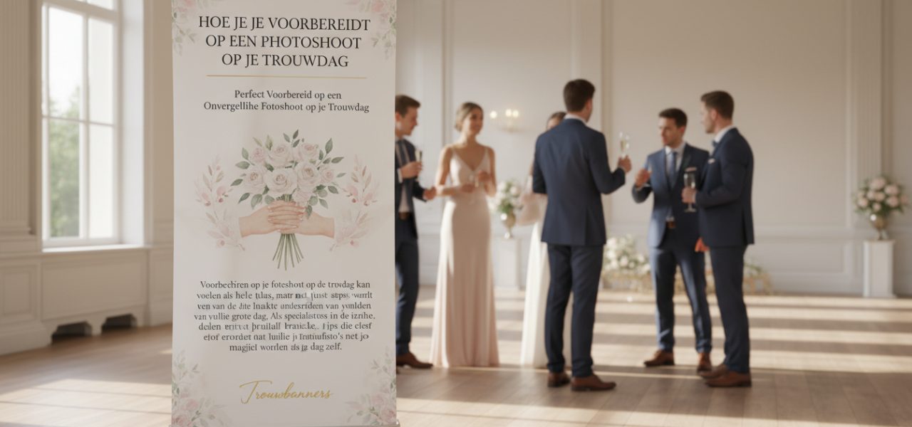 Perfect voorbereid op een onvergetelijke fotoshoot op je trouwdag