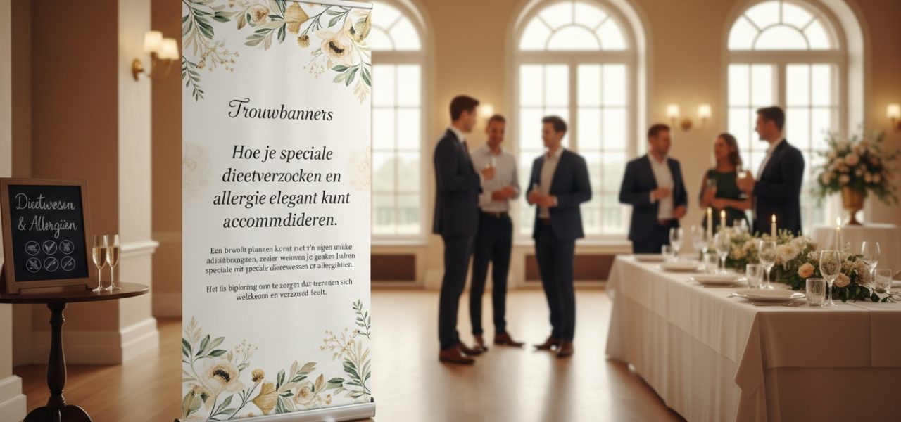 Hoe speciale dieetverzoeken en allergieën elegant accommoderen op je bruiloft