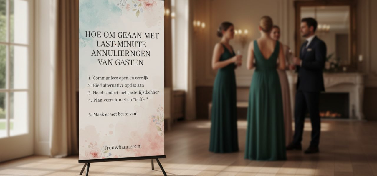 Hoe om te gaan met last-minute annuleringen van gasten