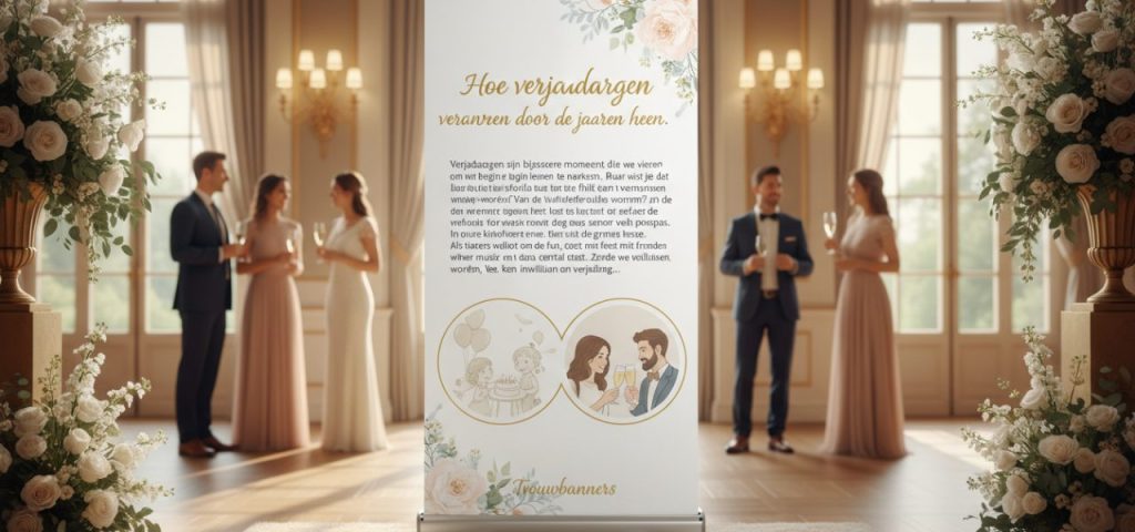 hoe-verjaardagen-veranderen-door-de-1-756 Welkomstbord Hoe verjaardagen veranderen door de jaren heen.