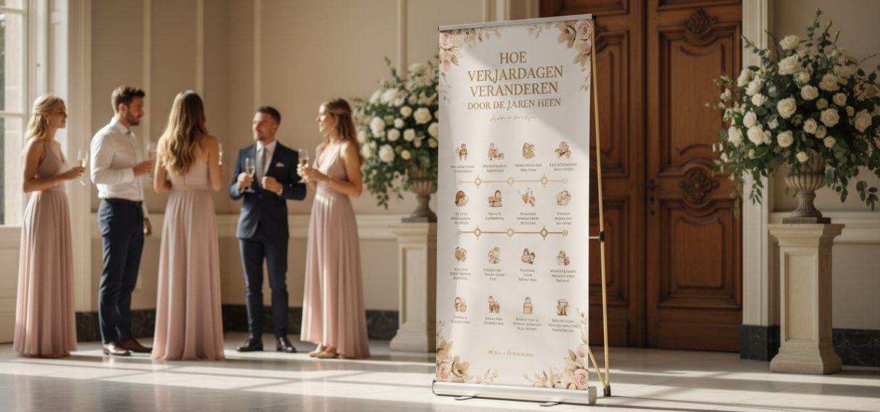 Hoe verjaardagen veranderen door de jaren heen
