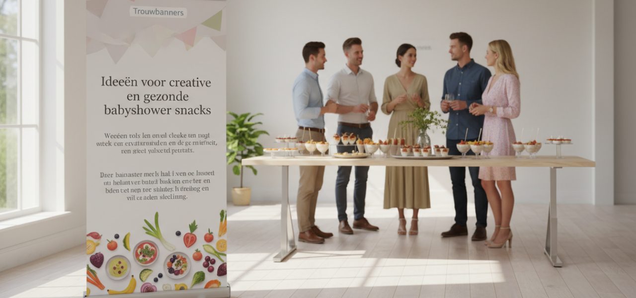 Ideeën voor creatieve en gezonde babyshower snacks