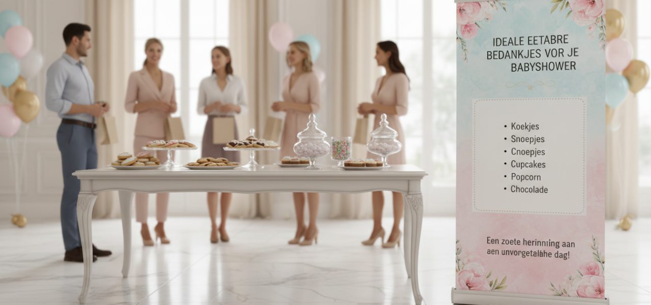 Ideale eetbare bedankjes voor je babyshower