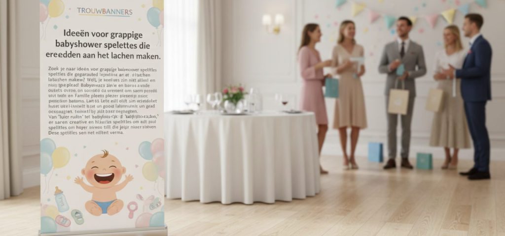 ideeen-voor-grappige-babyshower-spelletjes-1-485 Welkomstbord Ideeën voor grappige babyshower spelletjes die iedereen aan het lachen maken.