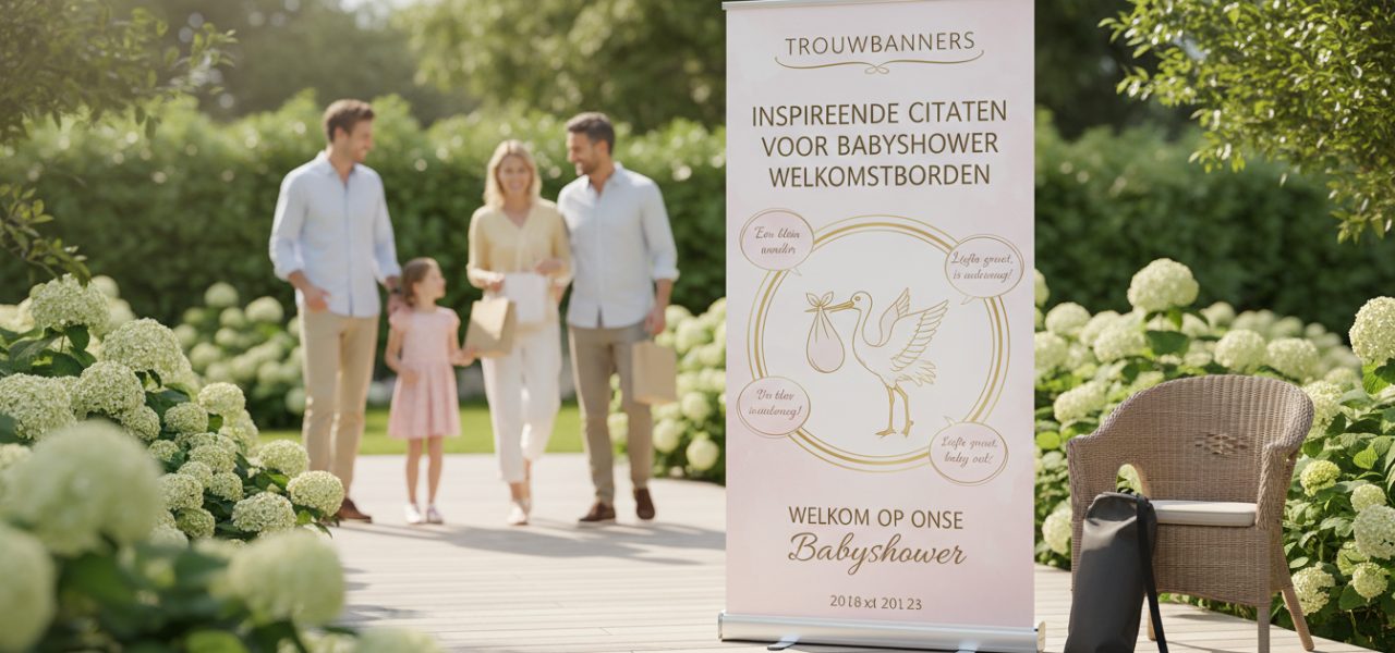 Voordelen van een rollup banner boven traditionele houten welkomstborden
