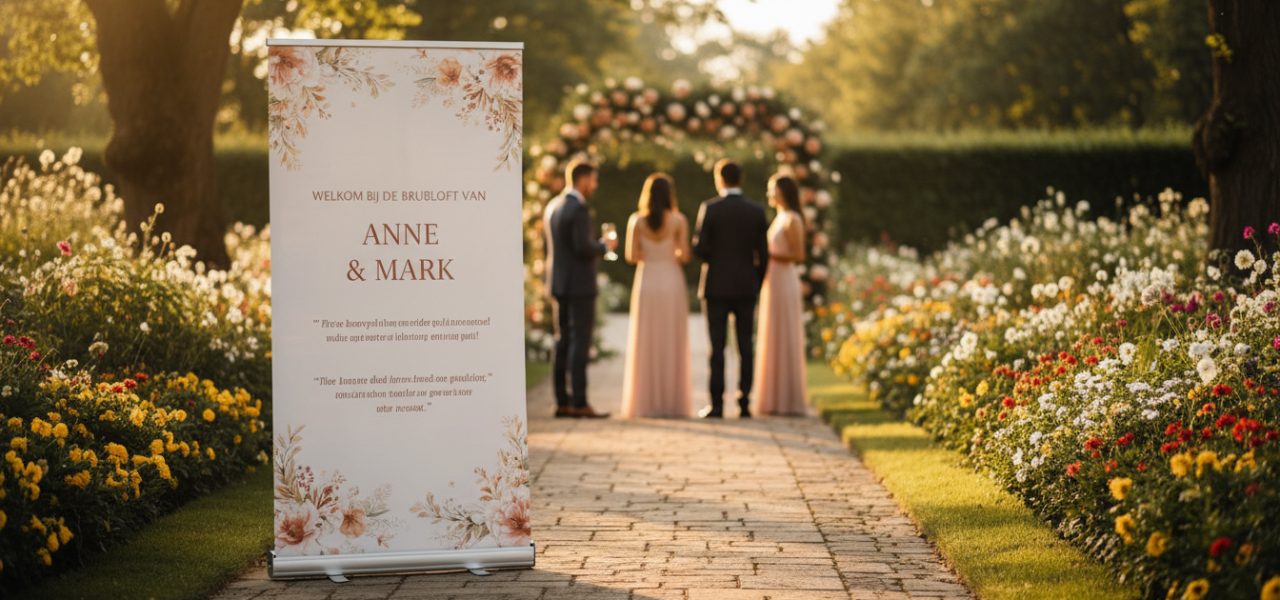 Waarom kiezen voor een rollup banner als welkomstbord?