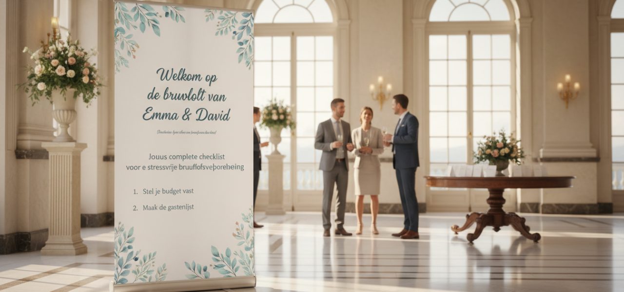Stel het budget en de gastenlijst op