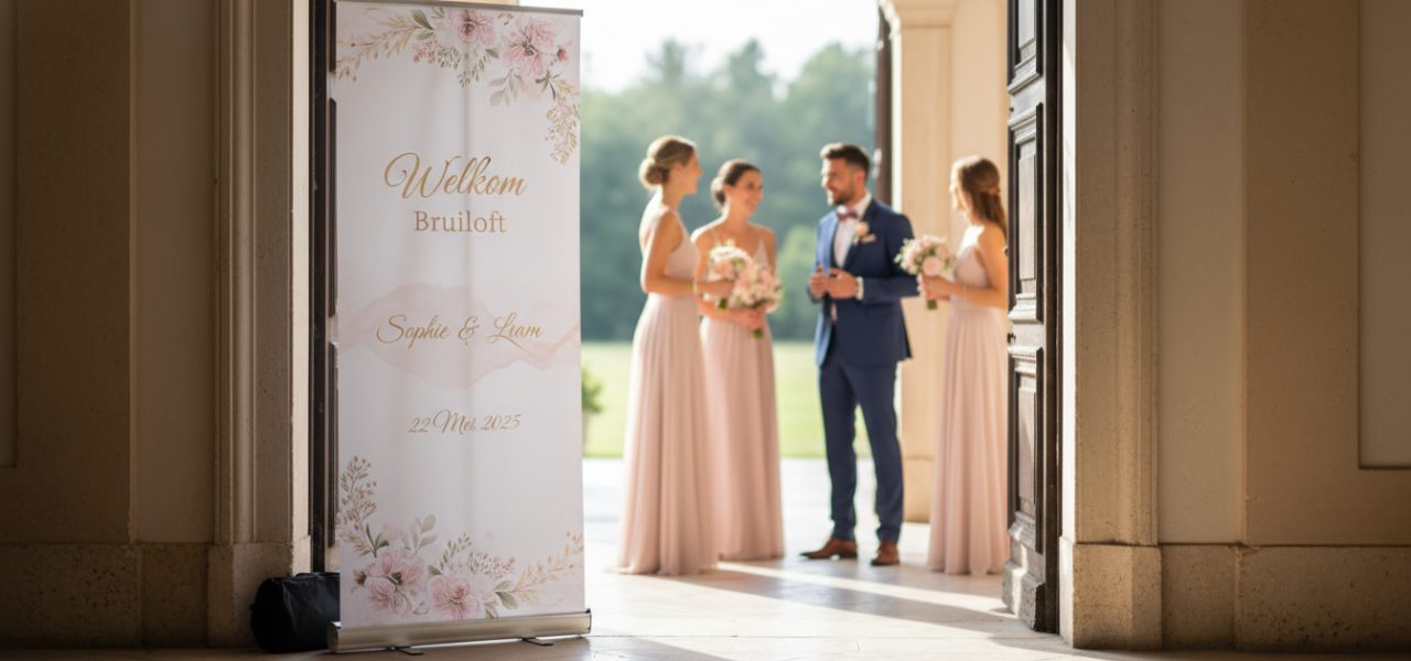 Waarom kiezen voor een roll-up banner als welkomstbord?