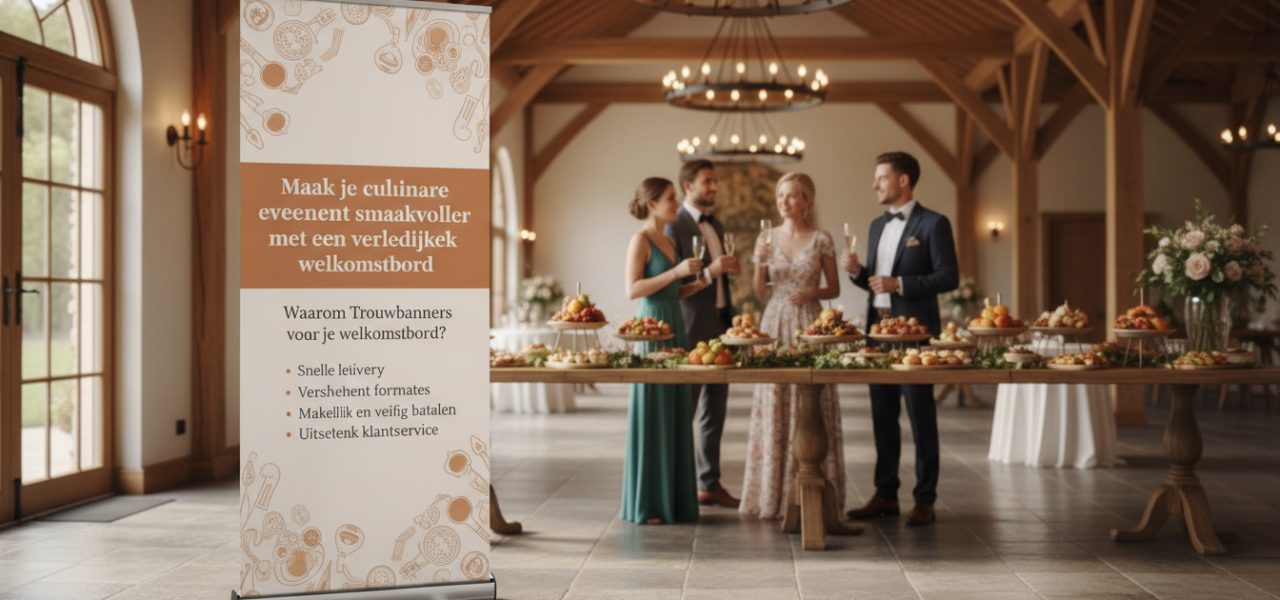 Waarom Trouwbanners voor je welkomstbord?