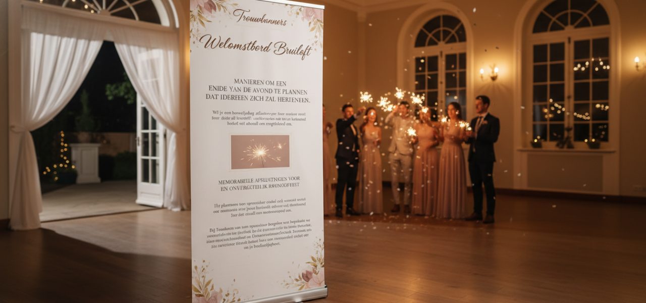 Memorabele afsluitingen voor een onvergetelijke bruiloftsfeest