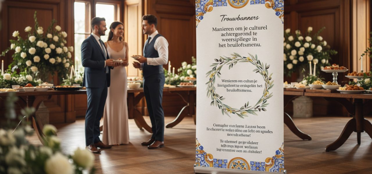 Weerspiegel je culturele achtergrond in het bruiloftsmenu