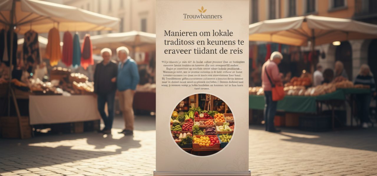 Lokale tradities en keukens ervaren tijdens jouw reis