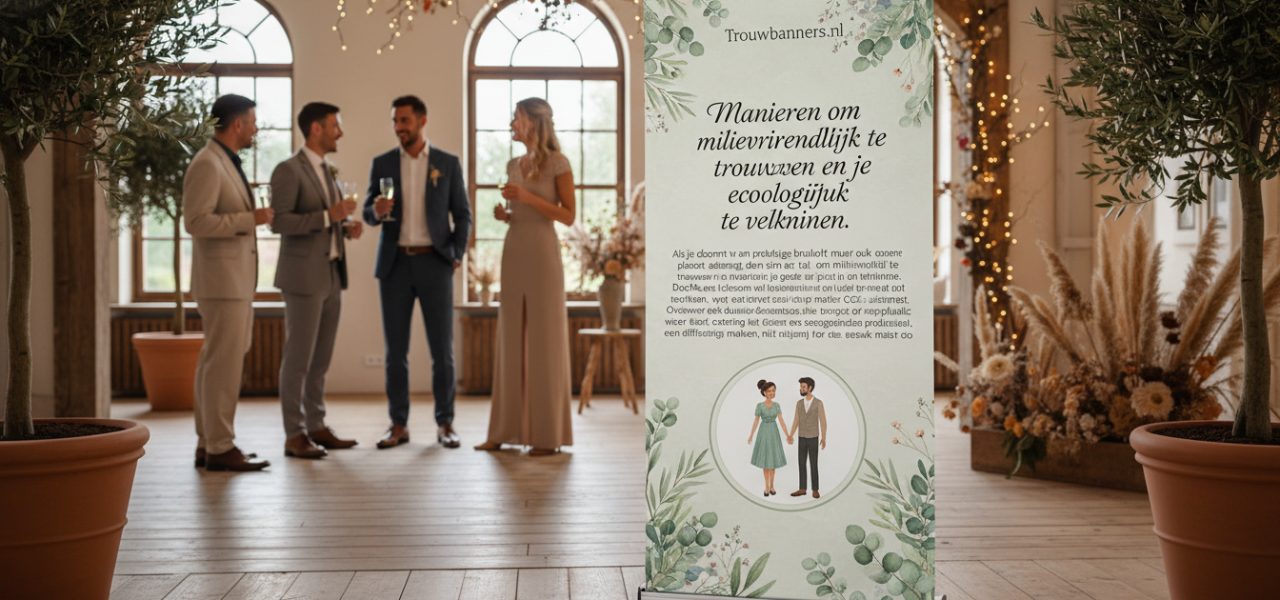 Manieren om milieuvriendelijk te trouwen en je ecologische voetafdruk te verkleinen. Als je droomt van een prachtige bruiloft maar ook onze planeet een warm hart toedraagt, dan zijn er tal van manieren om milieuvriendelijk te trouwen en je ecologische voetafdruk te verkleinen. Denk aan het kiezen van een locatie dicht bij huis om de reisafstanden voor jou en je gasten te…