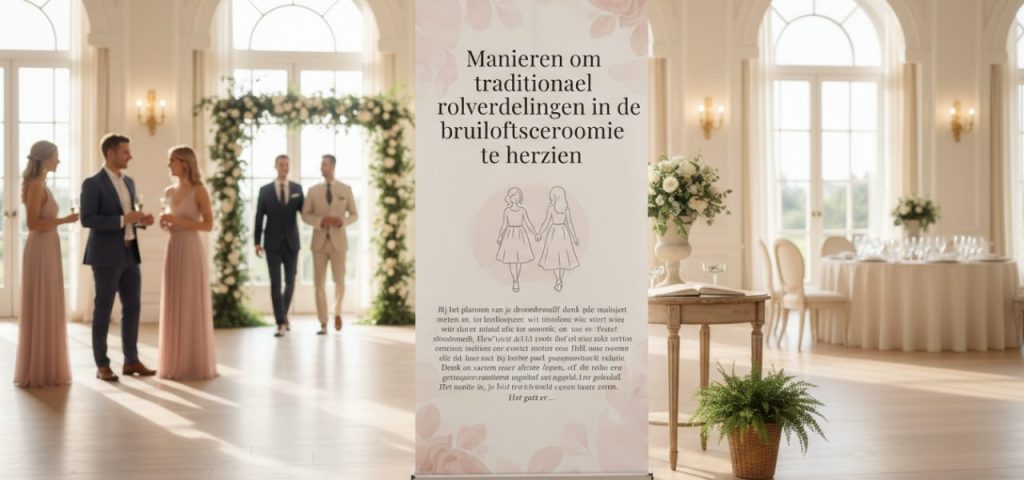manieren-om-traditionele-rolverdelingen-in-1-651 Welkomstbord Manieren om traditionele rolverdelingen in de bruiloftsceremonie te herzien.