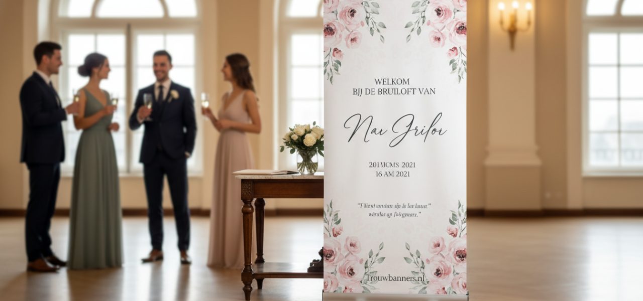 De perfecte aanvulling op je bruidstraditie: Trouwbanners