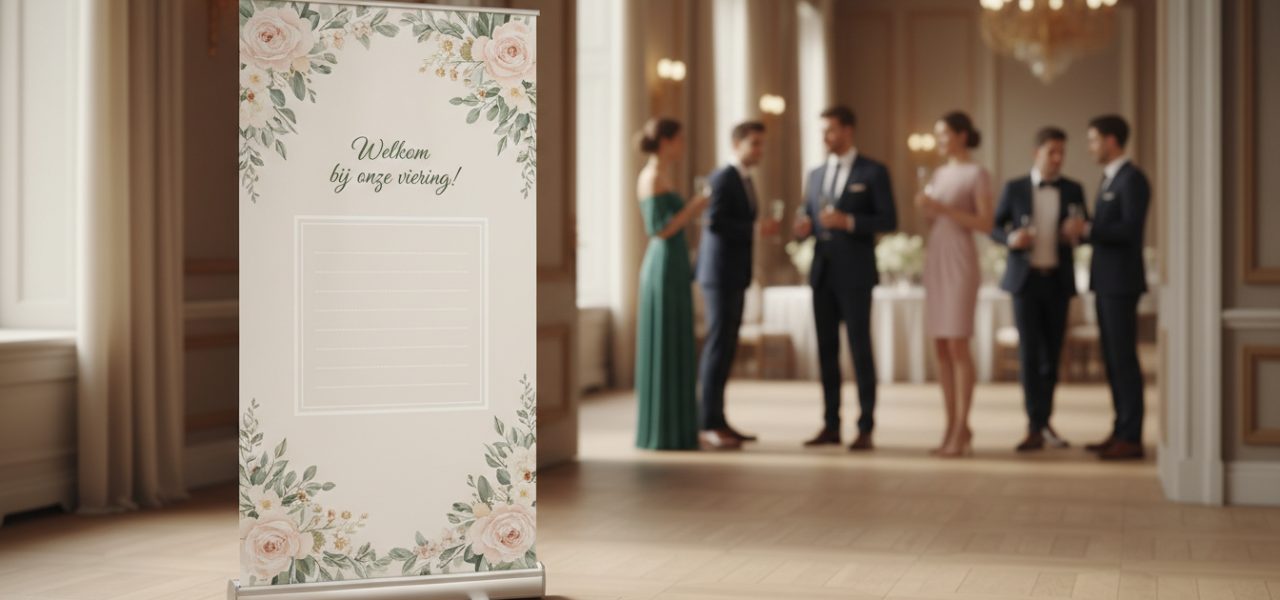 Voordelen van een rollup-banner als welkomstbord
