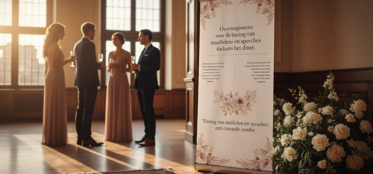 Timing van maaltijden en speeches: een cruciale combo