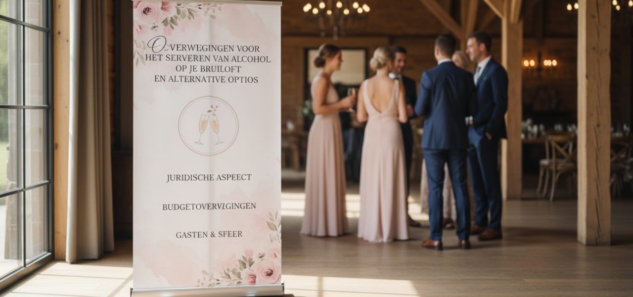 Overwegingen voor het serveren van alcohol op je bruiloft