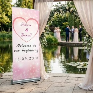 Pinky welkomstbord bruiloft - uitgelichte productfoto