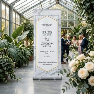 Ranonkel welkomstbord bruiloft - uitgelichte productfoto