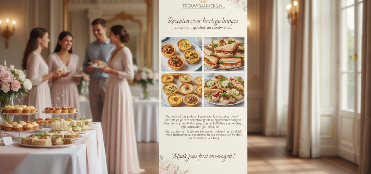 Recepten voor hartige hapjes zoals mini-quiches en sandwiches. Op zoek naar dat perfecte hapjesmenu voor je babyshower? Dan zit je hier helemaal goed voor de lekkerste recepten voor hartige hapjes! Van smeuïge mini-quiches tot heerlijke sandwiches, wij hebben alles wat je nodig hebt om jouw feestje onvergetelijk te maken. Deze hapjes zijn niet alleen een feest voor het…