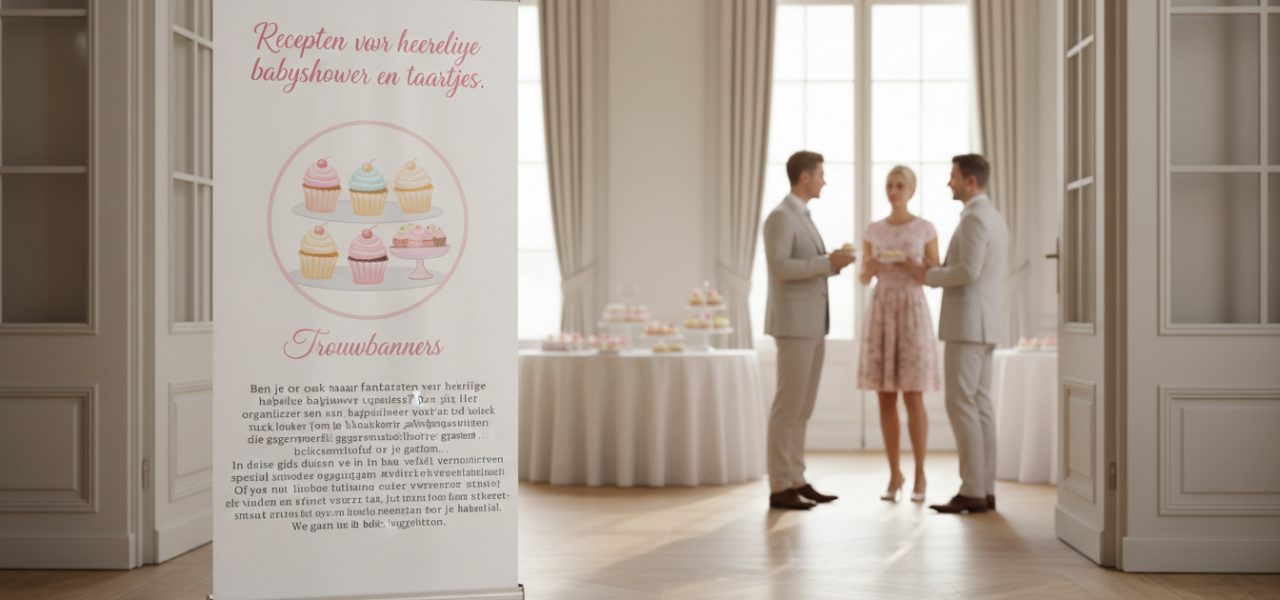 Welkomstbord Recepten voor heerlijke babyshower cupcakes en taartjes.