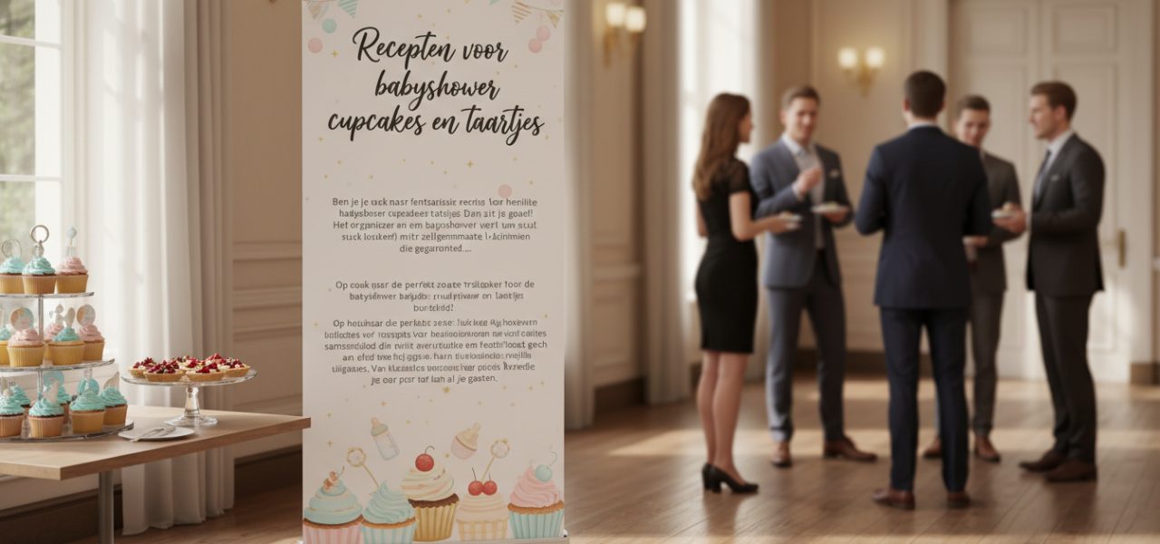 Verleidelijke recepten voor babyshower cupcakes en taartjes