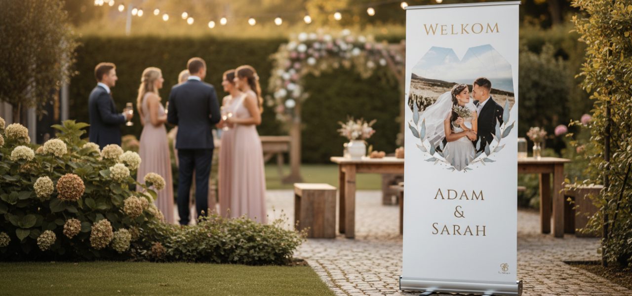Rollup banner bruiloft maken Wat is een rollup banner voor je bruiloft