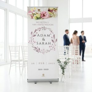 Rose Majestic Marmer welkomstbord bruiloft - uitgelichte productfoto