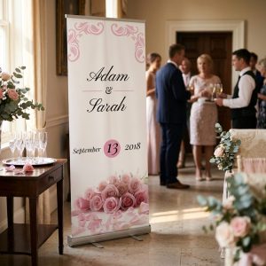 Roses Bouquet welkomstbord bruiloft - uitgelichte productfoto