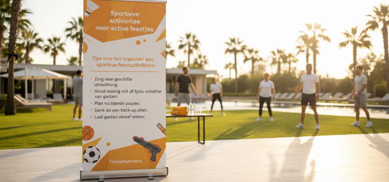 Tips voor het organiseren van sportieve feestactiviteiten
