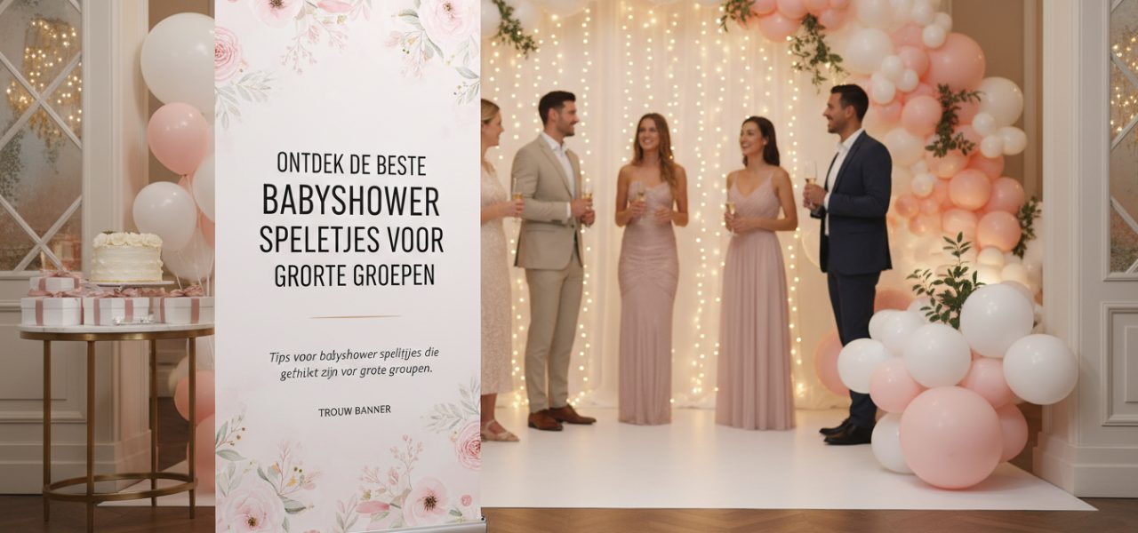Ontdek de beste babyshower spelletjes voor grote groepen