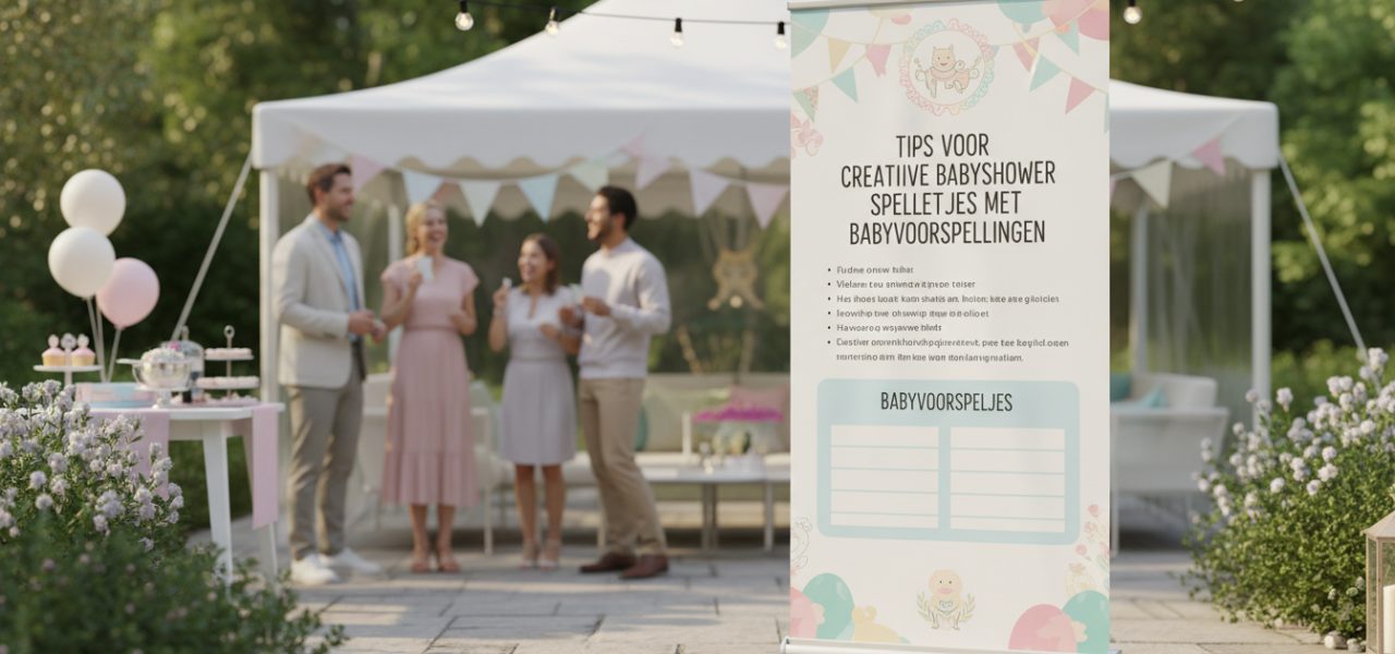 Tips voor creatieve babyshower spelletjes met babyvoorspellingen