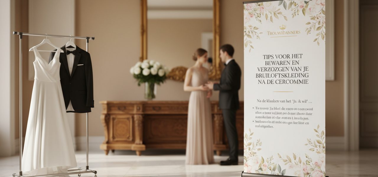 Hoe bewaar en verzorg je je bruiloftskleding na de ceremonie?
