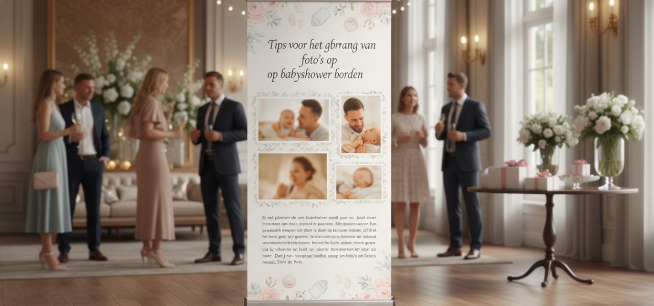 Tips voor het gebruik van fotos op babyshower borden Tips voor het gebruik van foto's op babyshower borden Bij het plannen van een babyshower zoek je vast naar manieren om deze extra speciaal en persoonlijk te maken. Een geweldige manier om dat te doen is door foto's te gebruiken op babyshower borden. Of het nu gaat om het verwelkomen…