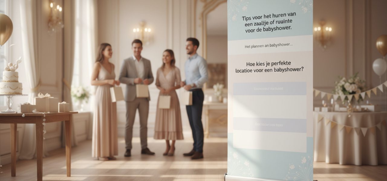 Hoe kies je de perfecte locatie voor een babyshower?