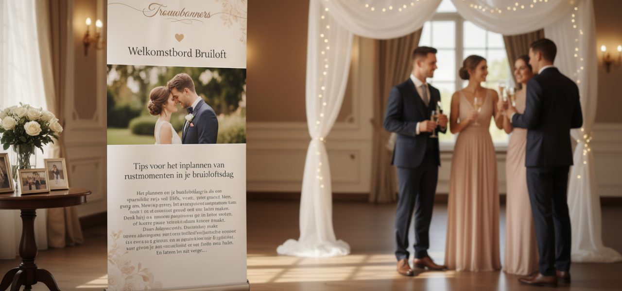 Tips voor het inplannen van rustmomenten in je bruiloftsdag. Het plannen van je bruiloftsdag is als een spannende reis vol liefde, vreugde, en natuurlijk, een beetje stress. Maar geen zorgen, het inplannen van rustmomenten kan echt een wereld van verschil maken. Denk hierbij aan een momentje samen na de ceremonie om het pasgetrouwde gevoel op je in te laten…