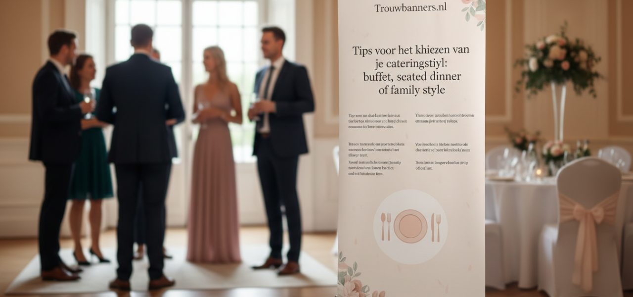 Tips voor het kiezen van je cateringstijl: buffet, seated dinner of family style