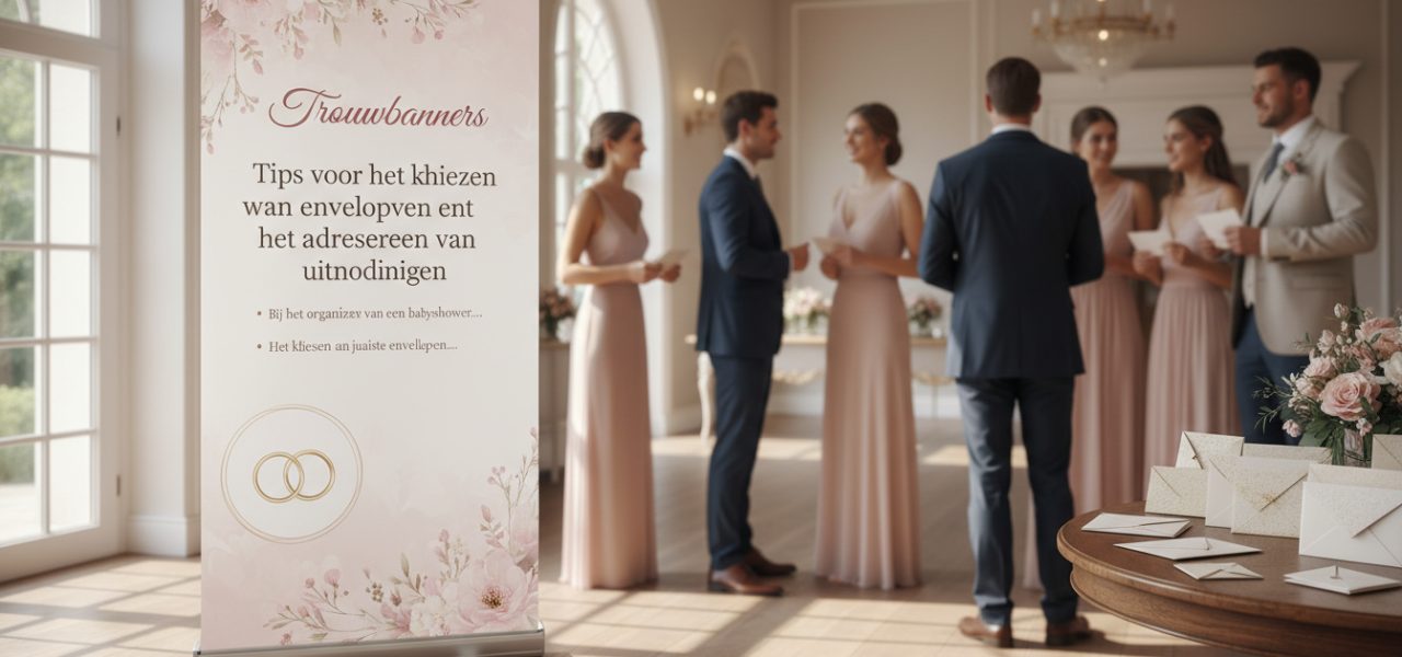 Hoe kies je de perfecte enveloppen voor je uitnodigingen?