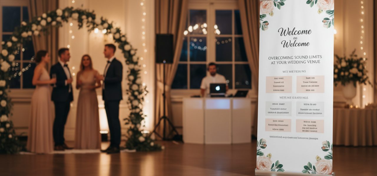 Overwinnen van geluidslimieten op je bruiloftslocatie
