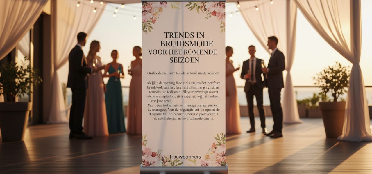 Ontdek de nieuwste trends in bruidsmode voor het komende seizoen