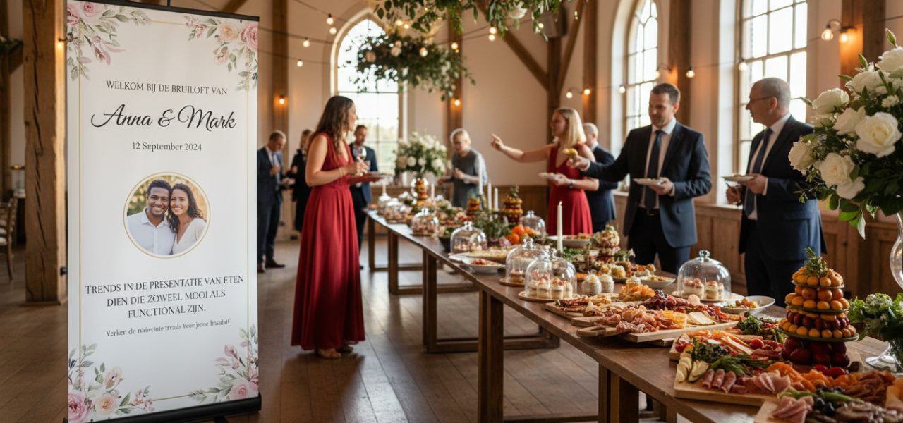Verken de nieuwste trends in de presentatie van eten voor jouw bruiloft