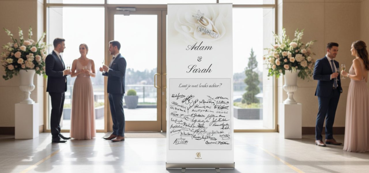 Trouwbord kopen Materialen, formaten en druktechniek