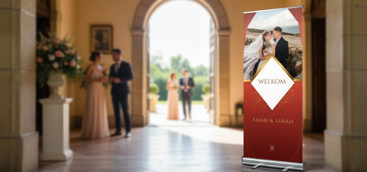 Trouwbord ontwerpen Wat is trouwbord ontwerpen voor rollup banners