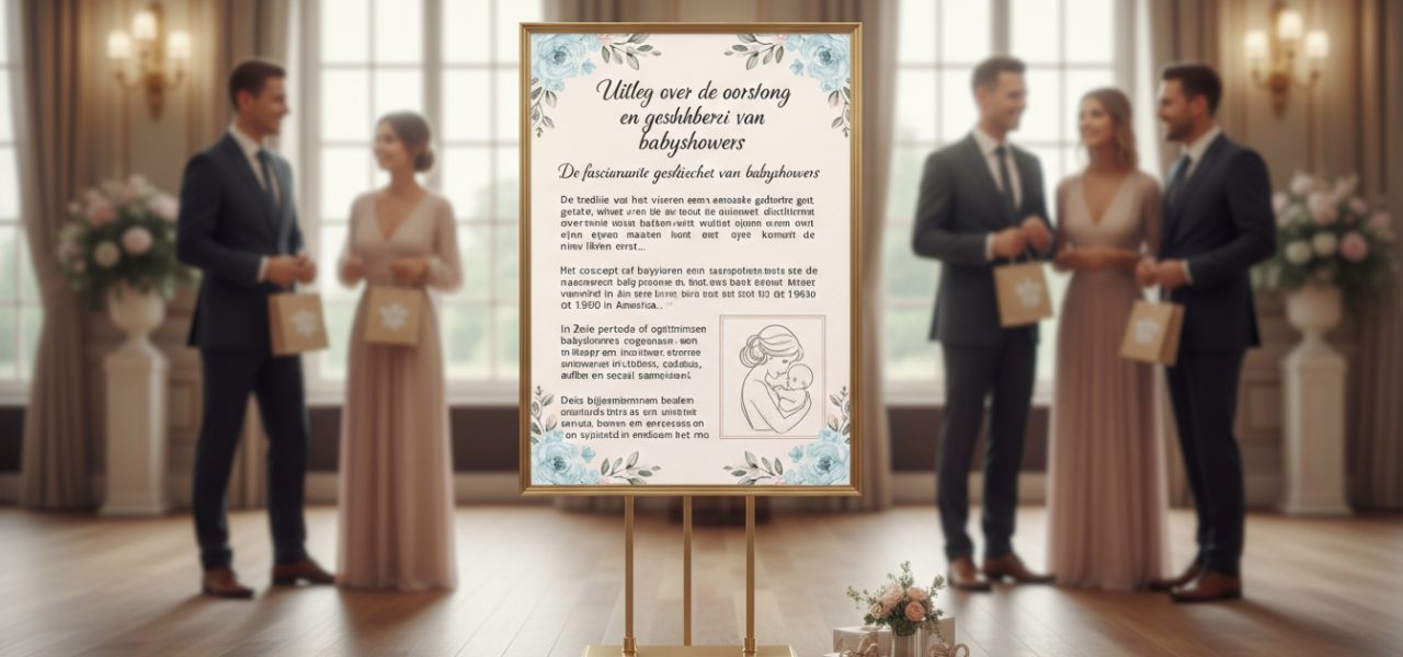 De fascinerende geschiedenis van babyshowers