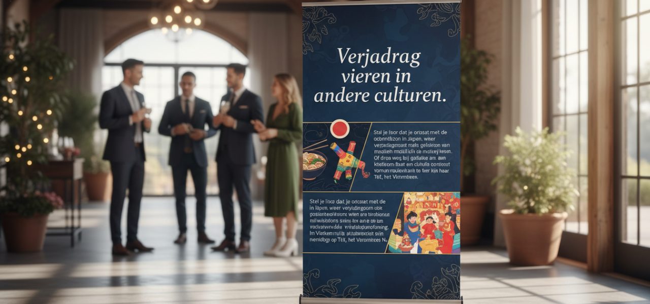 Welkomstbord Verjaardag vieren in andere culturen.